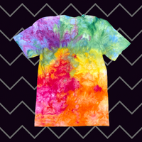 Ice Dye Pride Adult Short Sleeve Shirt XS