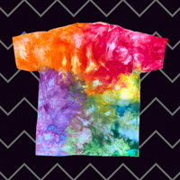 Ice Dye Pride Short Sleeve Kids Shirt Large