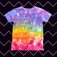 Ice Dye Pride Short Sleeve Kids Shirt 2T