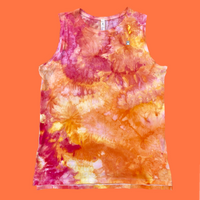 Ice Dye Workout Tank Adult Womens Medium