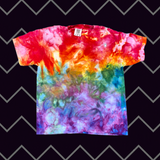 Ice Dye Pride Short Sleeve Kids Shirt Large