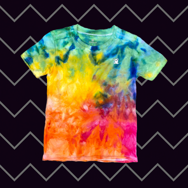 Ice Dye Pride Short Sleeve Kids Shirt 3T