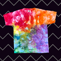 Ice Dye Pride Short Sleeve Kids Shirt Large