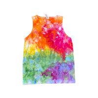 Ice Dye Pride Kids Tank Top Youth Small (6-8yr)