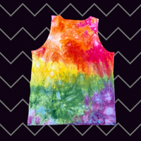 Ice Dye Pride Kids Tank Top Youth Small (6-8yr)