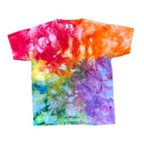 Ice Dye Pride Short Sleeve Kids Shirt Large