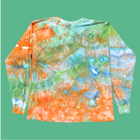 Ice Dye Long Sleeve T-shirt Adult Large