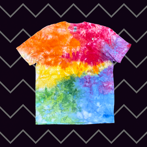 Ice Dye Pride Adult Short Sleeve Shirt XL