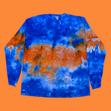 Ice Dye Long Sleeve T-shirt Adult X-Large