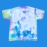 Ice Dye Short Sleeve Kids Shirt Small