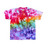 Ice Dye Pride Short Sleeve Kids Shirt Large