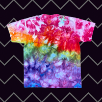 Ice Dye Pride Short Sleeve Kids Shirt Large