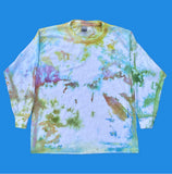 Ice Dye Long Sleeve Kids Shirt Medium