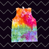 Ice Dye Pride Kids Tank Top Youth Small (6-8yr)