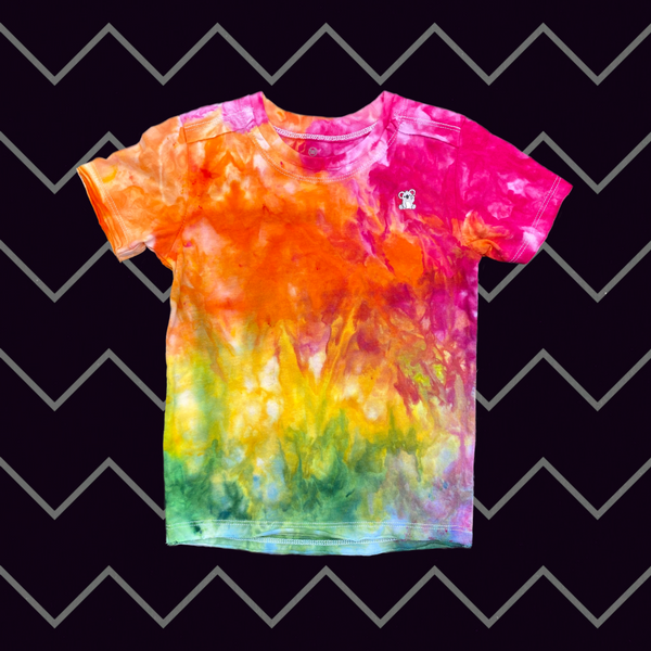 Ice Dye Pride Short Sleeve Kids Shirt 2T