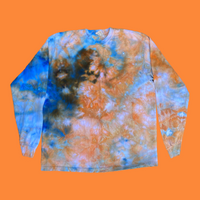 Ice Dye Long Sleeve T-shirt Adult X-Large