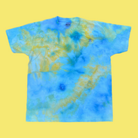 Ice Dye Short Sleeve Kids Shirt Medium