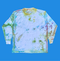 Ice Dye Long Sleeve Kids Shirt Medium