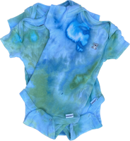 4PK Ice Dye Short Sleeve Onesies