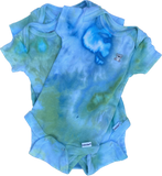 4PK Ice Dye Short Sleeve Onesies