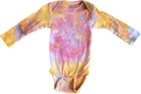 4PK Ice Dye Long Sleeve Onesies